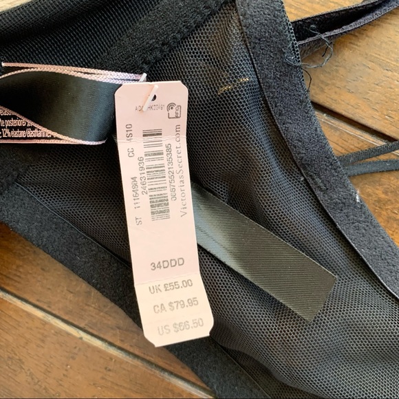 VS Unlined Plunge Bra 34DDD - Picture 9 of 10